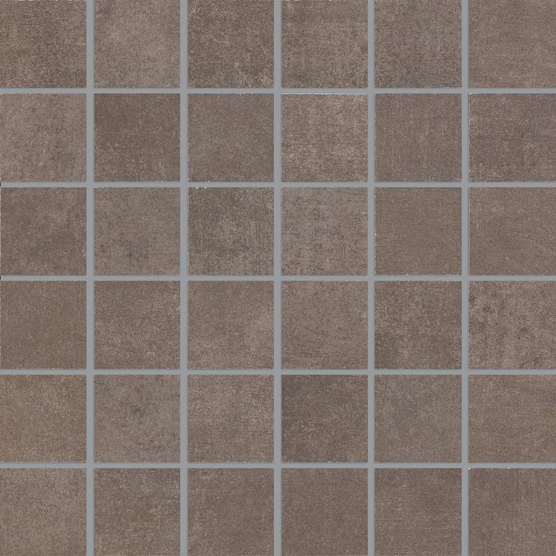 Abitare la ceramica WALK Moka Mosaico 30x30 cm 8.2 mm Matte R10