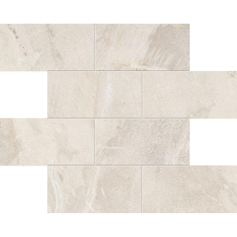 ABK FOSSIL Mosaico Muretto Stone Cream 30x30 cm 8.5 mm Matte