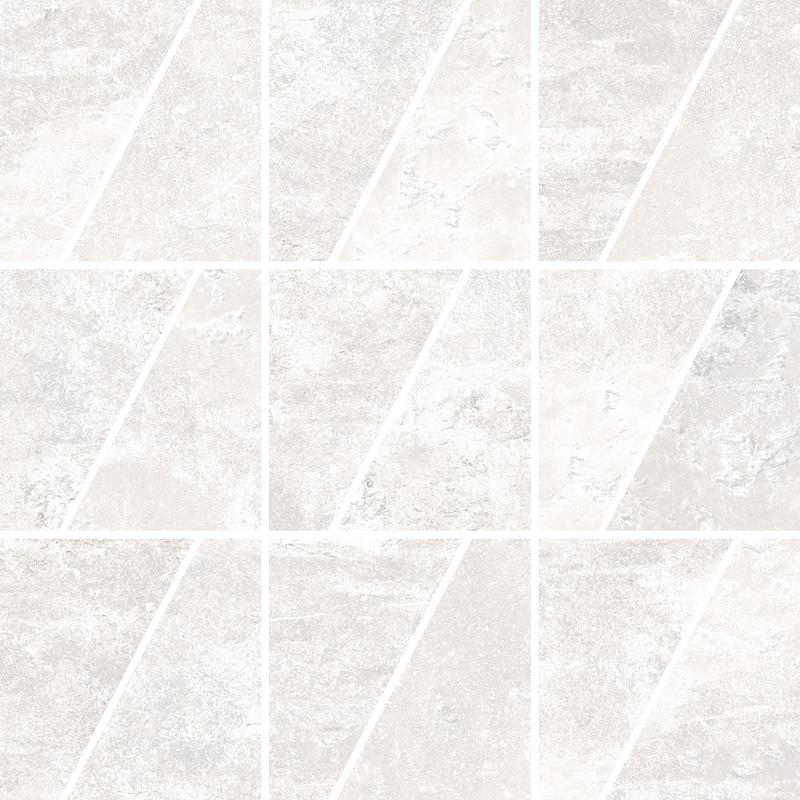 RONDINE ARDESIE Mosaico Trapezio White 30x30 cm 9.5 mm Matte
