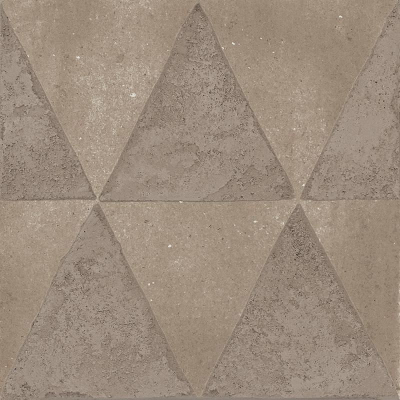 Marazzi ARTCRAFT Decoro Triangoli Argilla 20x20 cm 10 mm Matte