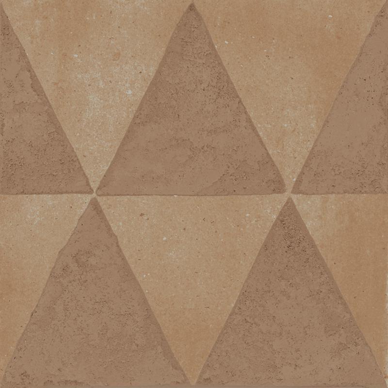 Marazzi ARTCRAFT Decoro Triangoli Coccio 20x20 cm 10 mm Matte