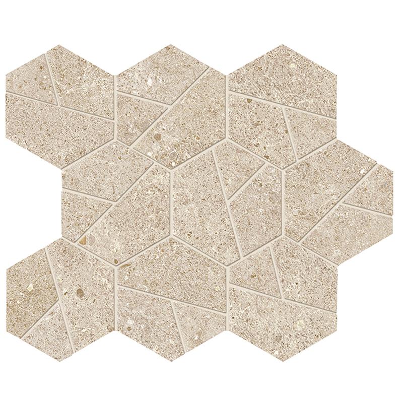 Atlas Concorde BOOST STONE Cream Mosaico Hex 25x28,5 cm 8.5 mm Matte