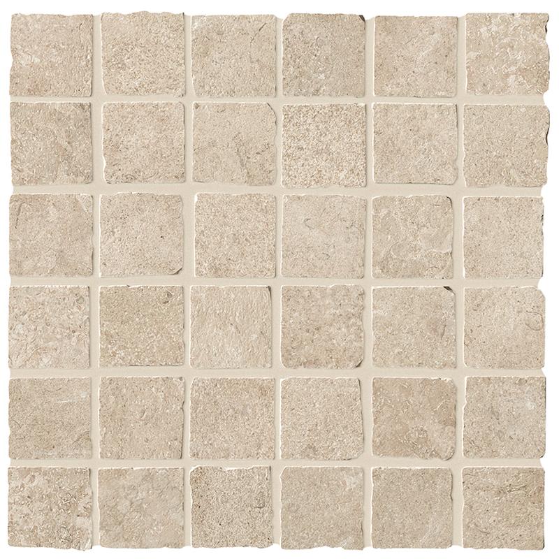 Atlas Concorde LIMS Beige Mosaico Tumbled 30x30 cm 9 mm Matte