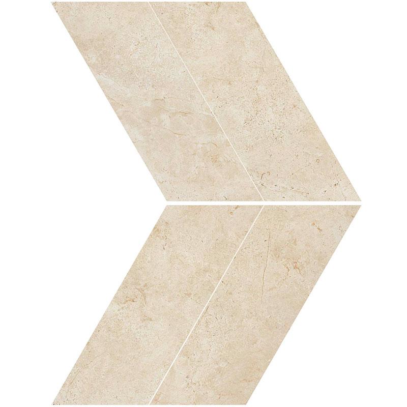 Atlas Concorde MARVEL STONE Cream Prestige Chevron 22,5x22,9 cm 10 mm Lapped