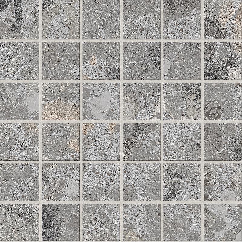 Leonardo ATTITUDE Mosaico Grigio scuro 30x30 cm 10.5 mm Matte