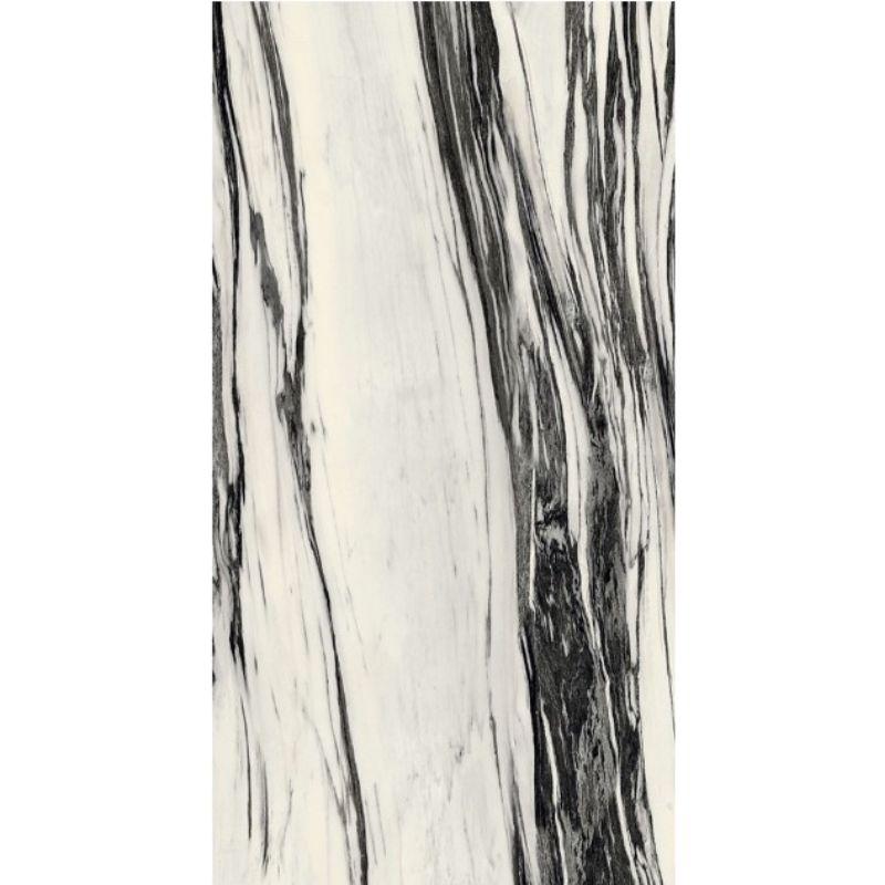 Floor Gres B&W MARBLE FALL 60x120 cm 9 mm Glossy