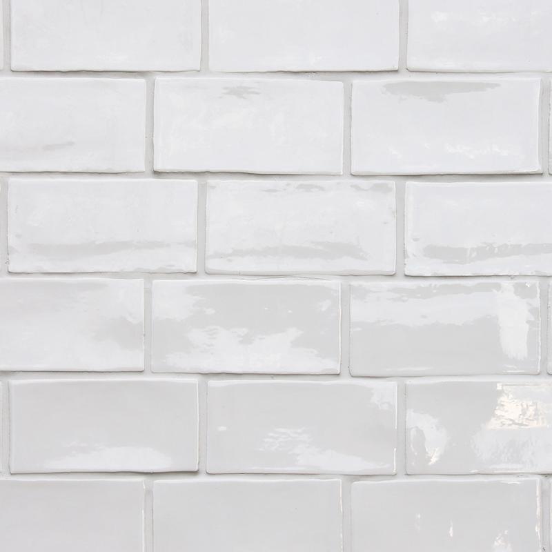 Terratinta BETONBRICK WALL White 7,5x15 cm 8 mm Glossy