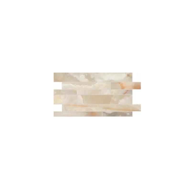 Casa dolce casa ONYX&MORE LISTELLO SFALSATO GOLDEN ONYX 30x60 cm 9 mm Glossy