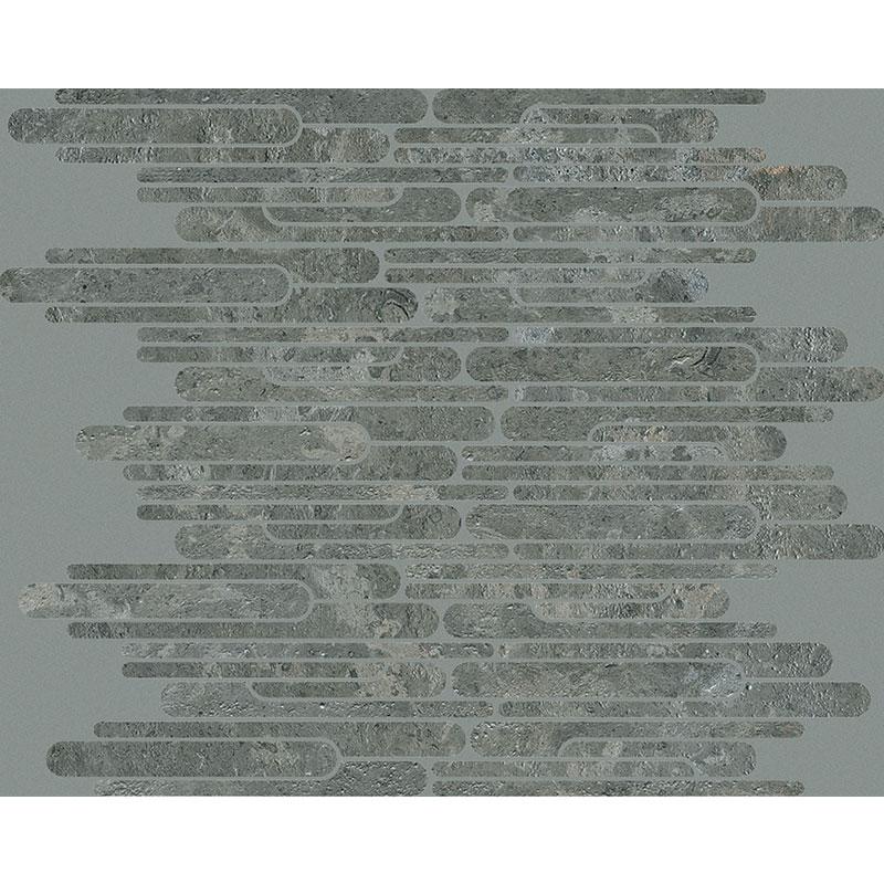 Creative Design PIETRE 3 LIMESTONE COAL MOSAICO ELLITTICO 30x30 cm 9 mm Matte