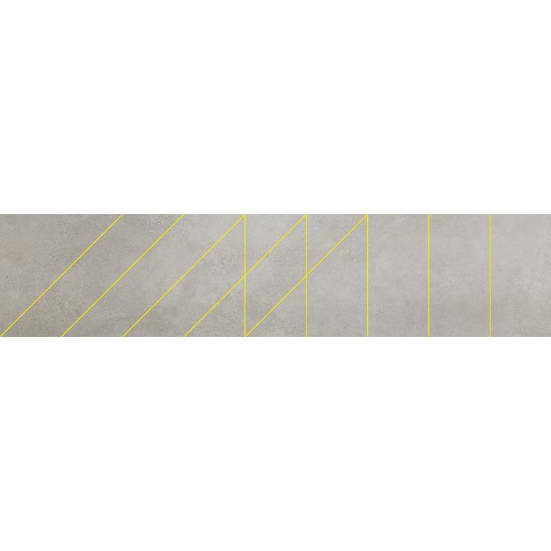 Cedit MATRICE Trama 2 giallo 40x180 cm 9 mm Matte