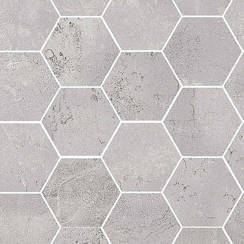 Ceramica Sant'Agostino OXIDART HEXAGON SILVER 26x30 cm 10 mm Matte