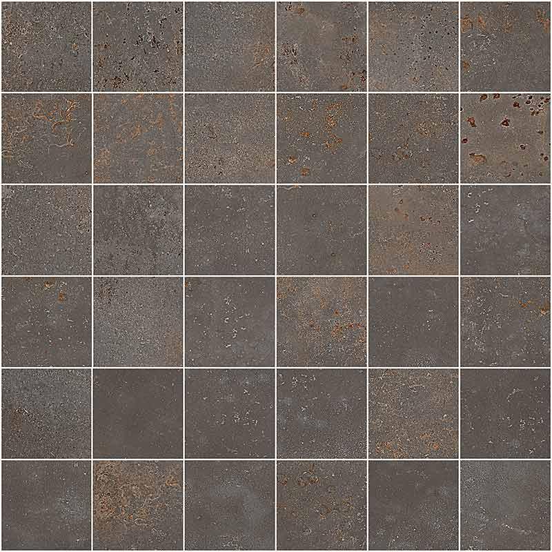 Ceramica Sant'Agostino OXIDART MOSAICO IRON 30x30 cm 10 mm Matte