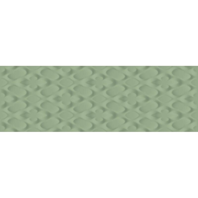 Ceramica Sant'Agostino SPRING Springpaper 3D-01 Green 25x75 cm 9.4 mm Matte