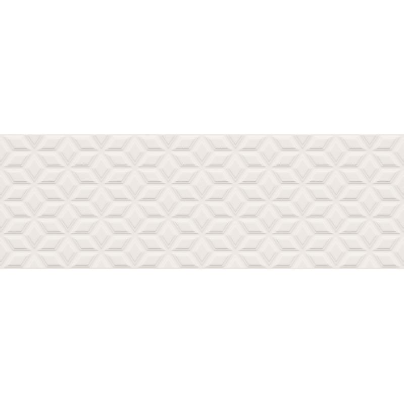 Ceramica Sant'Agostino SPRING Springpaper 3D-02 White 25x75 cm 9.4 mm Matte