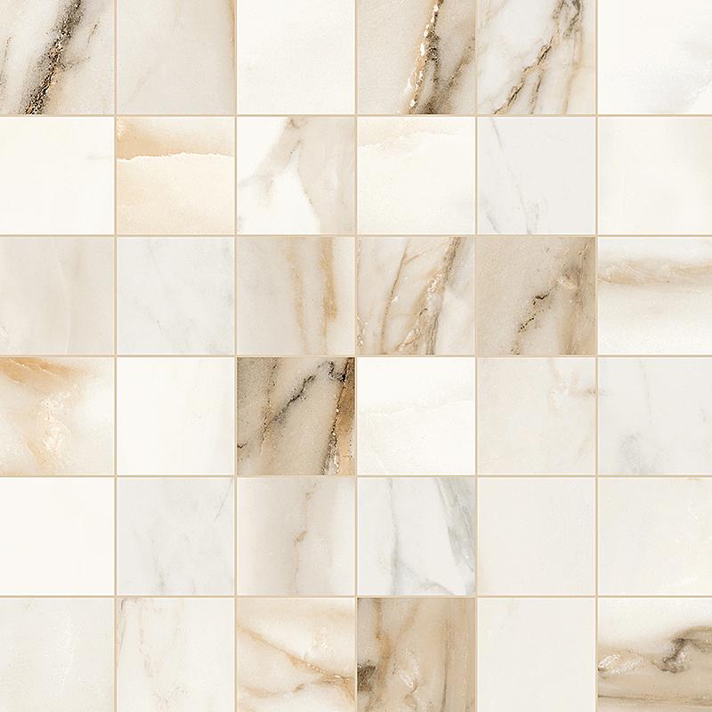 Ceramica Sant'Agostino TRUMARMI MOSAICO GOLD 30x30 cm 10 mm Matte