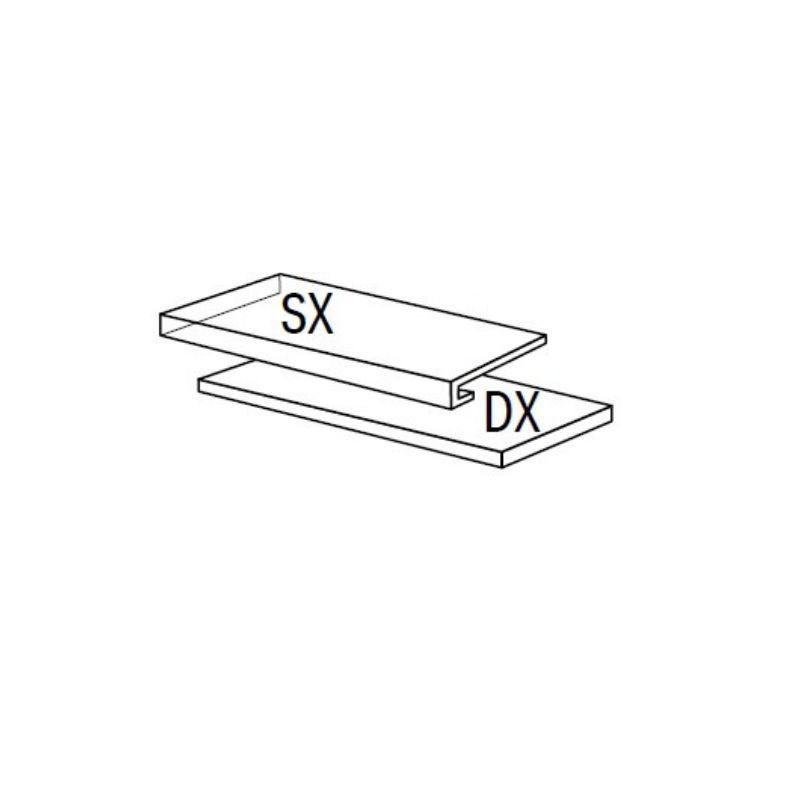 La Fabbrica AVA CHIANCA Gradino Costa Retta SX Cursi 33x120x3,2h cm 8.8 mm Matte