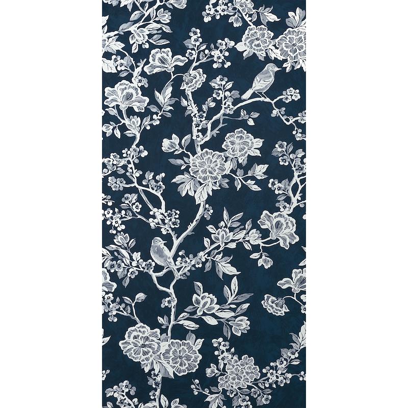 Cir CHROMAGIC Floral Blue 60x120 cm 9.5 mm Matte