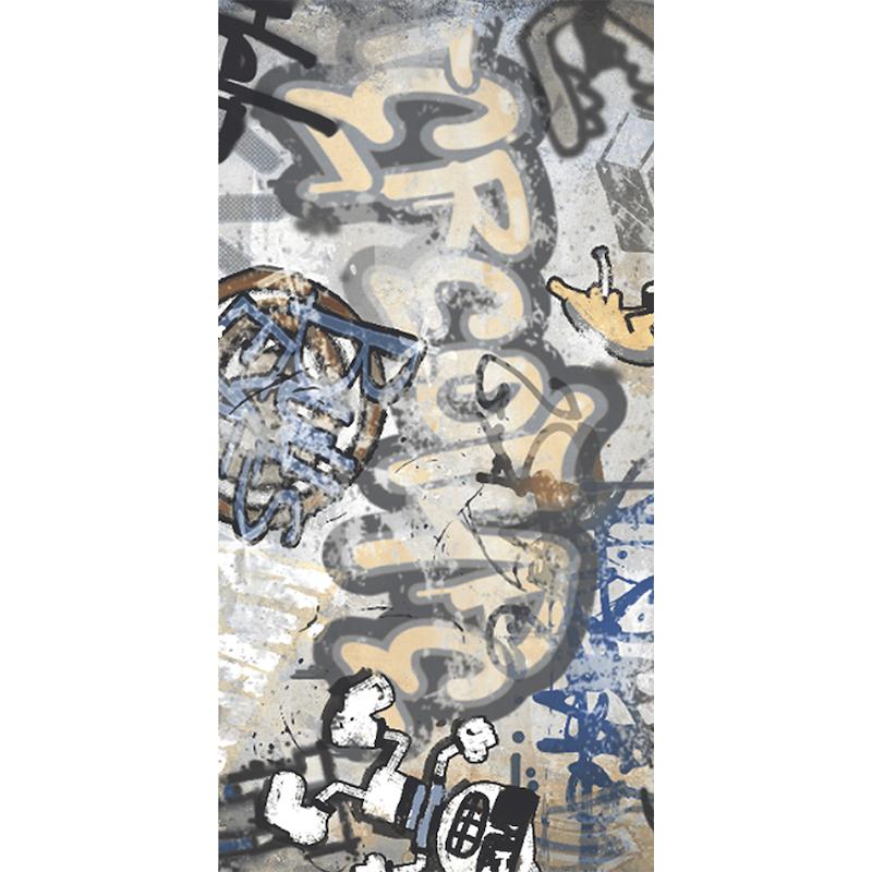 Energieker CITY PLASTER Graffiti Grey 120x280 cm 6 mm Matte