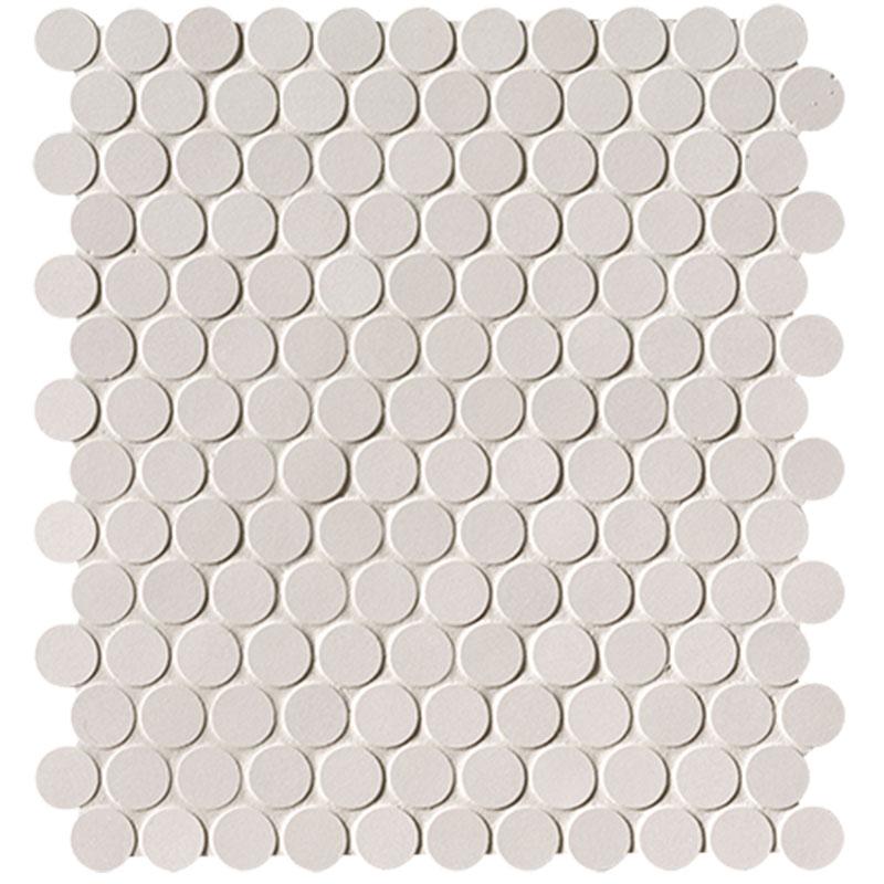 Fap MILANO&FLOOR BIANCO ROUND MOSAICO 29,5x32,5 cm 9 mm Matte