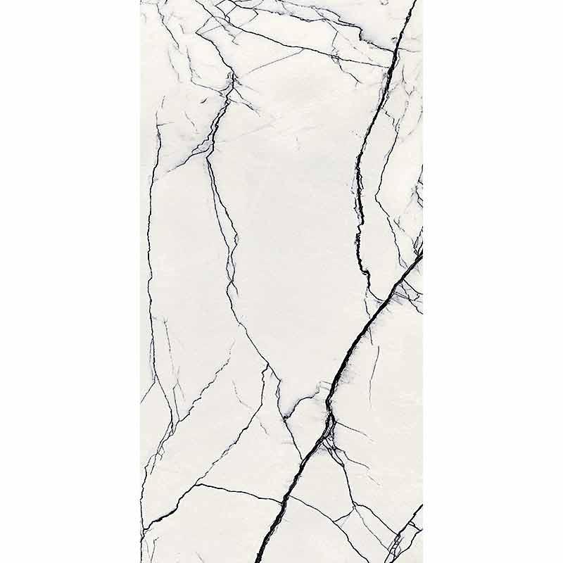 Architectural Design B&W MARBLE BREACH 120x240 cm 6 mm High Glossy