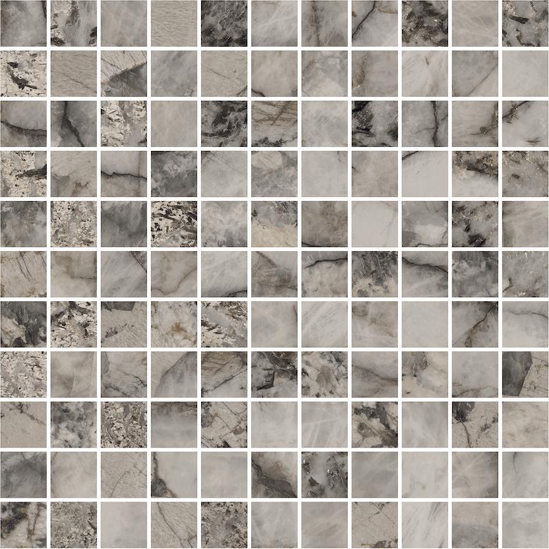 La Fabbrica AVA GEMSTONE MOSAICO GREY 30x30 cm 8.8 mm Matte