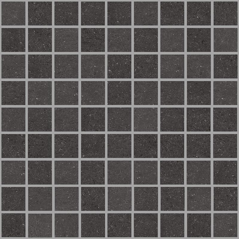 Gigacer QUARRY MOSAICO LAVA STONE 30x30 cm 12 mm Matte / Bush Hammered