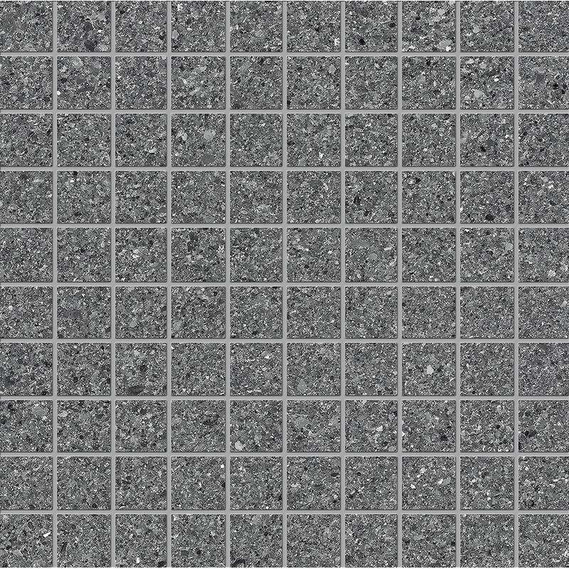 ERGON GRAIN STONE Mosaico Fine Dark 30x30 cm 9.5 mm Matte