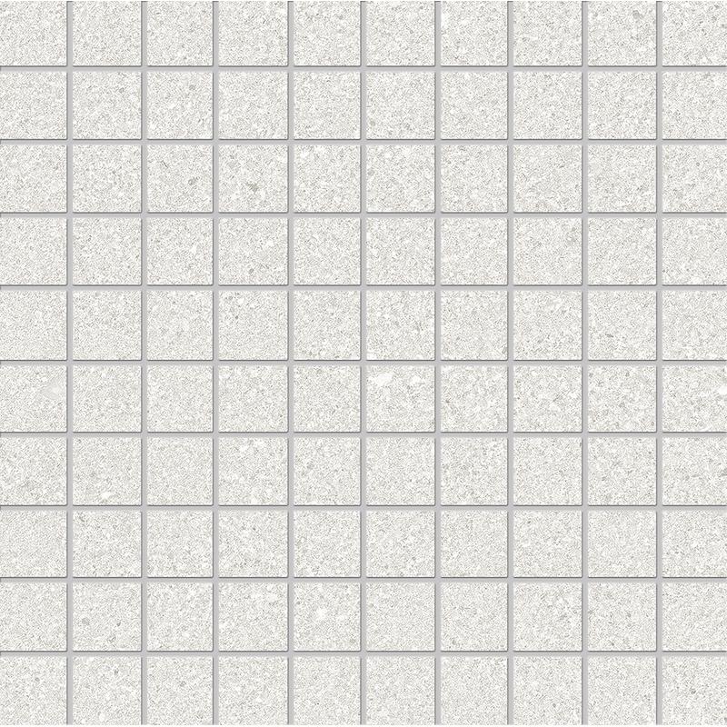 ERGON GRAIN STONE Mosaico Fine White 30x30 cm 9.5 mm Matte