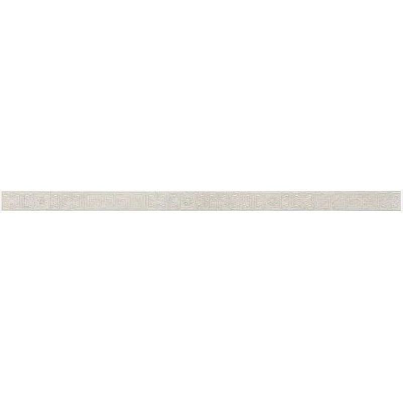 VERSACE GREEK Listello Bianco 4x80 cm 9.5 mm Matte