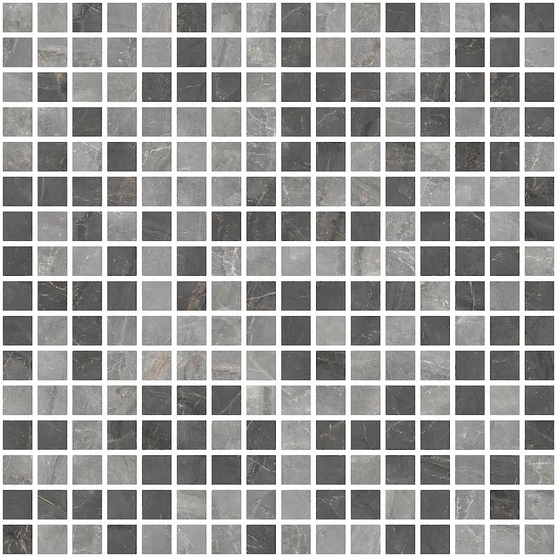 Herberia MARMI PREGIATI Mosaico Mix Soveraia Grey 30x30 cm 10 mm Lux