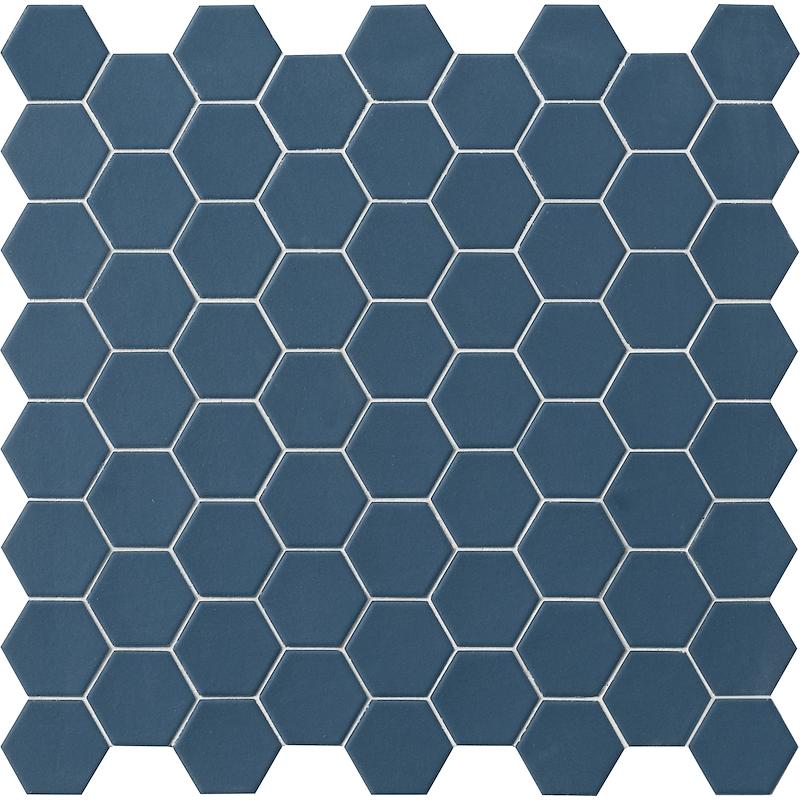 Terratinta Hexa Mosaico Aegean Blue 31,6x31,6 cm 4 mm Matte