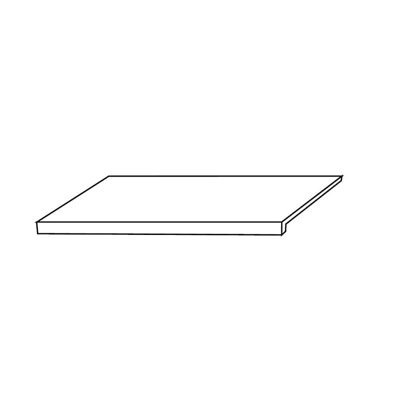 Tuscania HOLYSTONE ELEMENTO L WHITE 15x30x4 cm 9.5 mm Matte