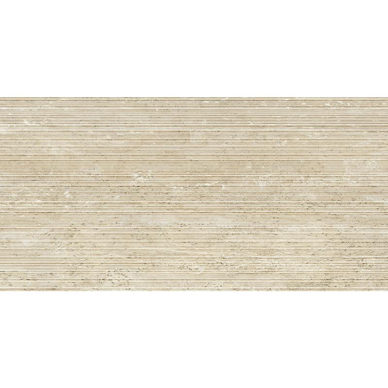 ITALGRANITI I Travertini Beige Vein Cut Ribbed 120x60 cm 9 mm Matte