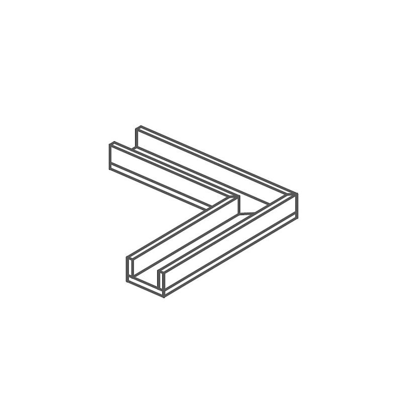 ITALGRANITI I Travertini Canalina Angolare Bianco Cross Cut 14x60 cm 20 mm Structured