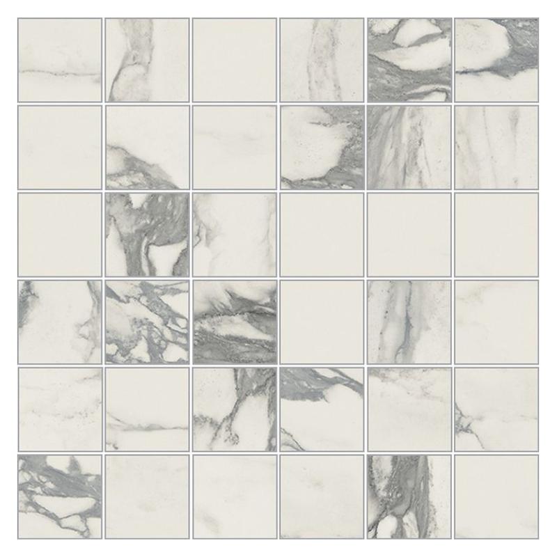 NOVABELL IMPERIAL MICHELANGELO Mosaico Bianco Arabescato 30x30 cm 10 mm polished