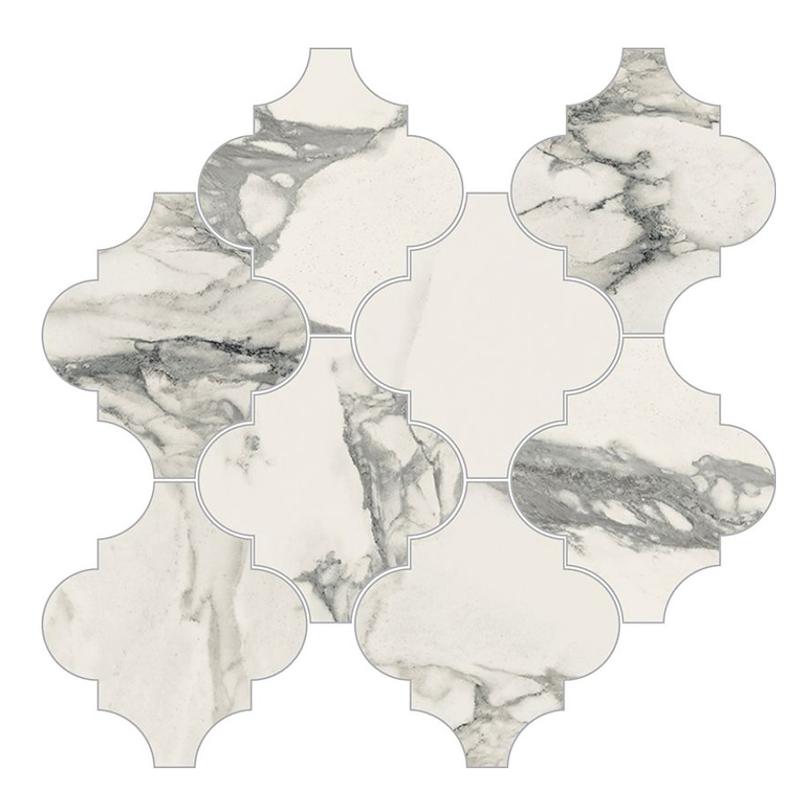 NOVABELL IMPERIAL MICHELANGELO Provenzale Bianco Arabescato 30x32,4 cm 10 mm polished