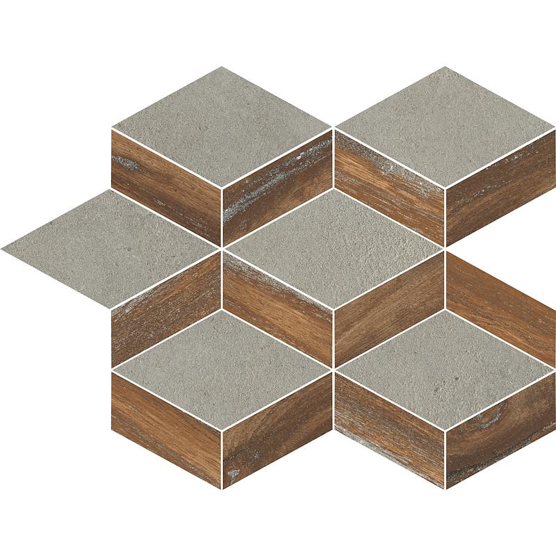 RONDINE INFUSION Mosaico Triangle Nut 24x30 cm 8.5 mm Matte