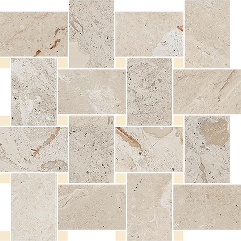 CERDOMUS Karnis Mosaico Contrasti Sand 30x30 cm 9 mm polished