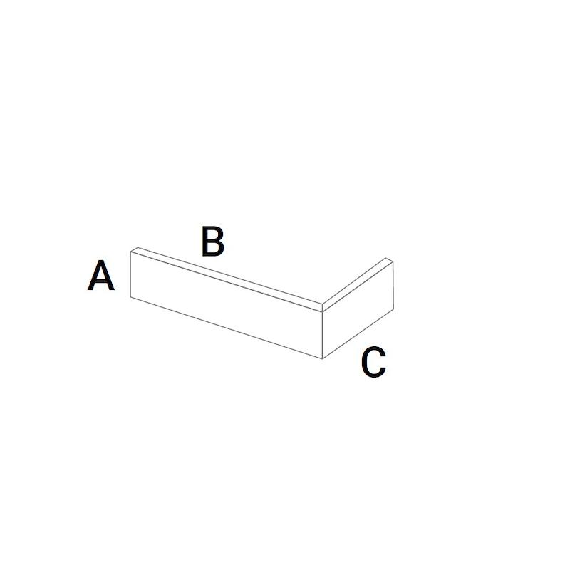 EMIL KOTTO Angolare Brick Calce
