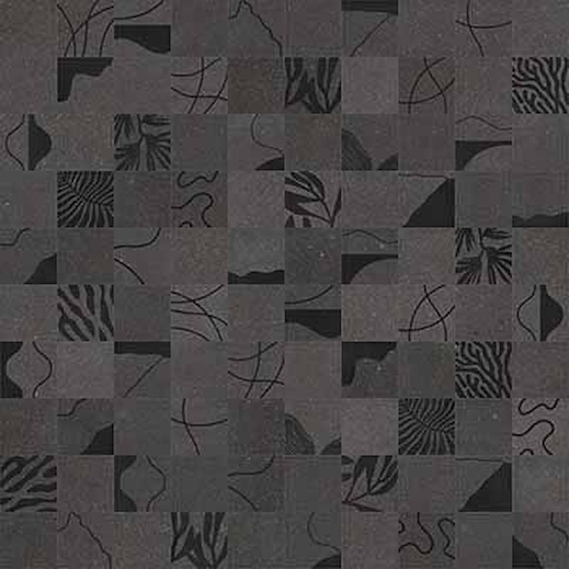 KEOPE LAVICA Decoro Etna Anthracite 20x20 cm 9 mm Matte