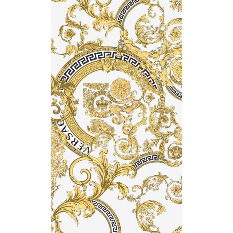 VERSACE MANIFESTO Megabarocco White 120x280 cm 6 mm Lux