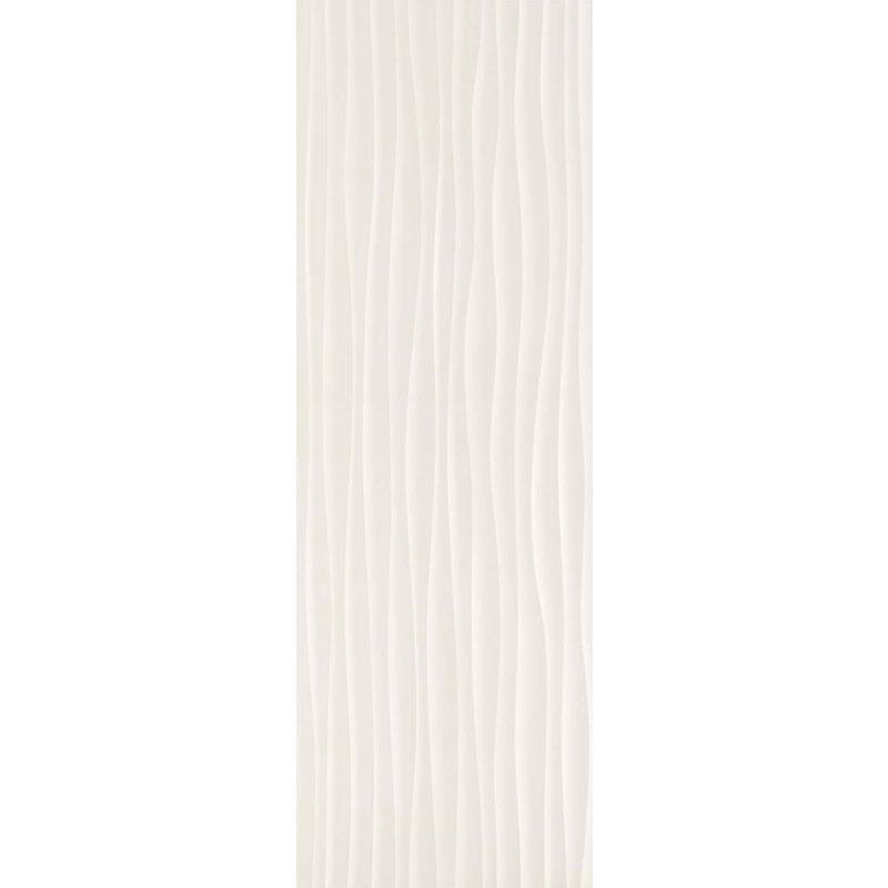 Marazzi ESSENZIALE BIANCO STRUTTURA WAVE 3D 40x120 cm 8 mm Semimatte