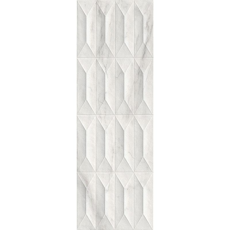 Marazzi MARBLEPLAY STRUTTURA GEM 3D WHITE 30x90 cm 10 mm Matte