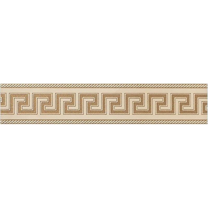 VERSACE MARBLE FASCIA  GRECA BEIGE 11,5x58,5 cm 9.5 mm Lapped