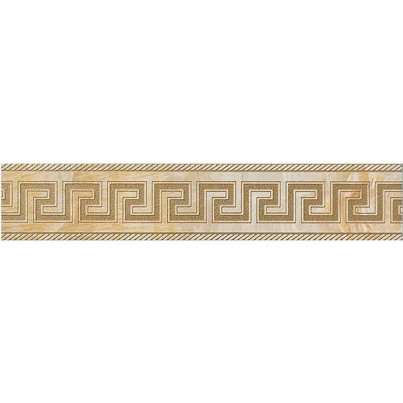 VERSACE MARBLE FASCIA  GRECA ORO 11,5x58,5 cm 9.5 mm Lapped