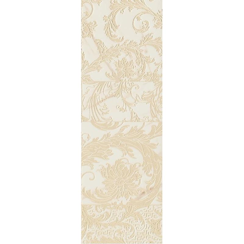 VERSACE MARBLE FASCIA PATCHWORK BIANCO 19,5x58,5 cm 9.5 mm Lapped