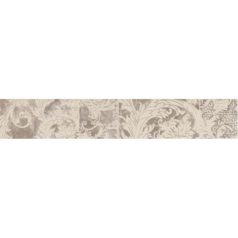 VERSACE MARBLE FASCIA  PATCHWORK GRIGIO 9,8x58,5 cm 9.5 mm Lapped