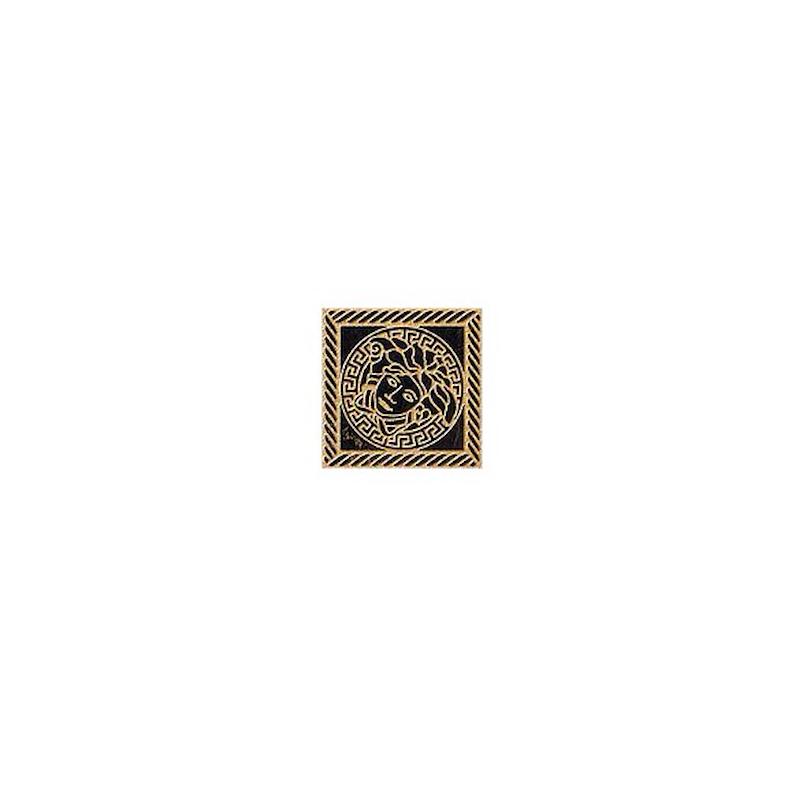 VERSACE MARBLE TOZZETTO MEDUSA NERO 11,5x11,5 cm 9.5 mm Lapped