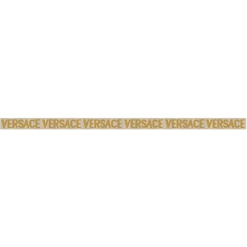 VERSACE METEORITE LISTELLO FIRMA MIELE/ORO 2,7x60 cm 9.5 mm Matte