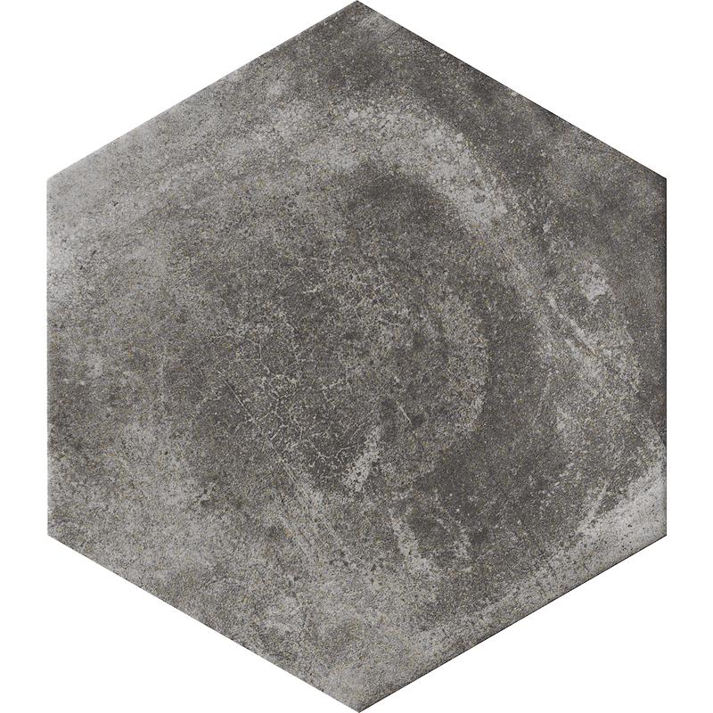 Cir MIAMI Esagona Pitch Black 24x27,7 cm 10 mm Matte